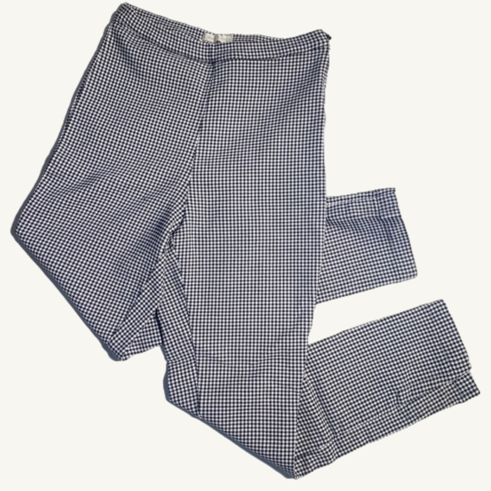Urban Outfitters Houndstooth High Waisted Straight Leg Pants Size Medium